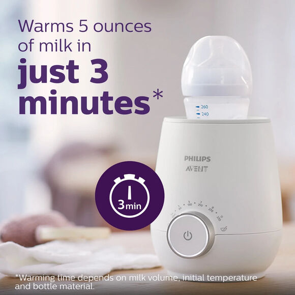 The Philips Avent Fast Baby Bottle Warmer SCF358/00 NEW BUT BOX DAMAGED - Picture 3 of 3